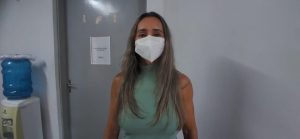 Técnica da Vigilância Epidemiológica, Rosaly Costa. Foto: Ascom SMS