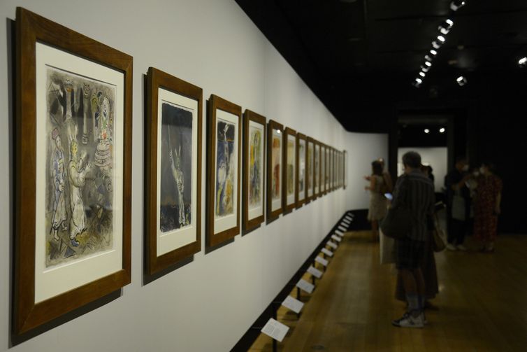 Exposição Marc Chagall, Um sonho de amor, no Centro Cultural Banco do Brasil, no Rio de Janeiro