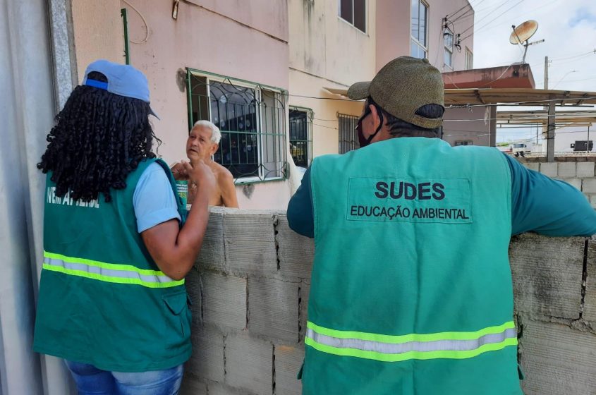 Morador diz que irá pôr em práticas as orientações. Foto: Ascom Sudes