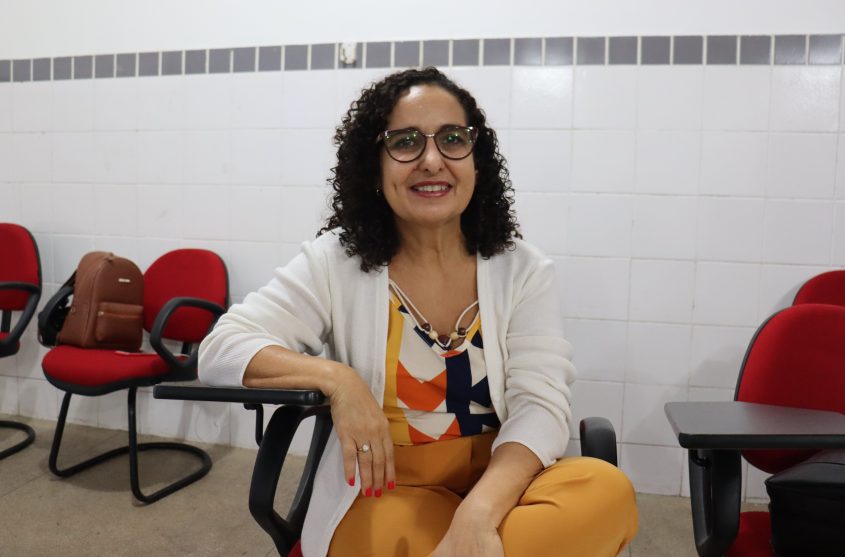 Assistente social da Semed, Marluce Silva. Foto: Jamerson Soares (estagiário)/Ascom Semed