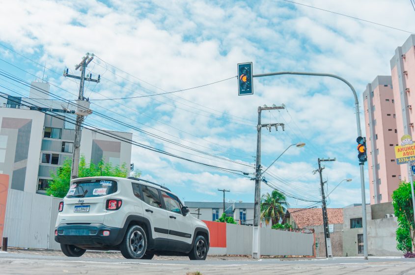 Deslocamento sem os itens de segurança apropriados para os pets resulta em infrações. Foto: Idalécio Lucas/Ascom SMTT