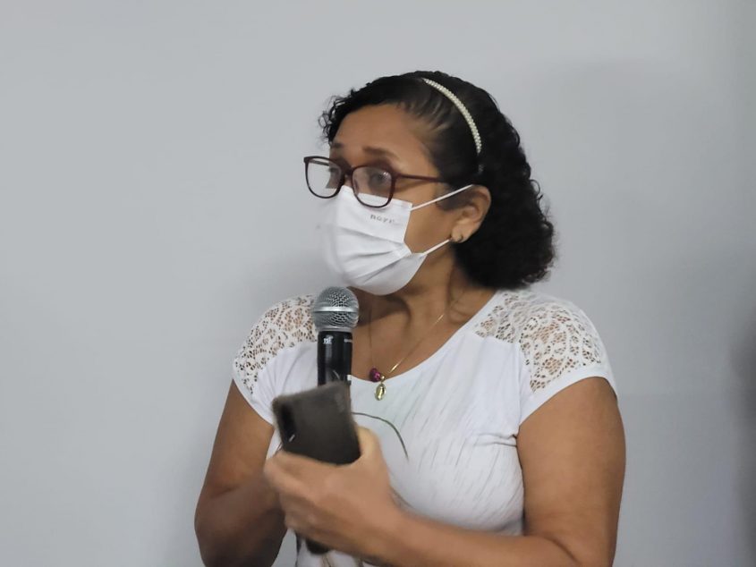 Coordenadora de Atenção Primária à Saúde, Ednalva Araújo. Foto: Ascom SMS