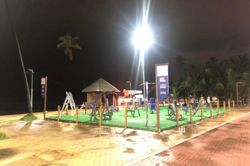 Com reforço na iluminação, população poder usufruir melhor do espaço público. Foto: Ascom Sima