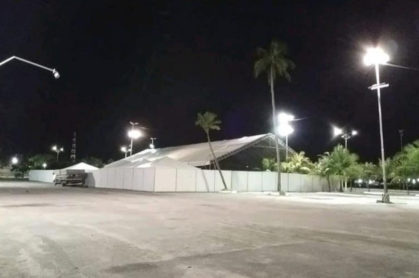 Estacionamento do Jaraguá vai sediar polo do São João de Maceió. Foto : Ascom Sima