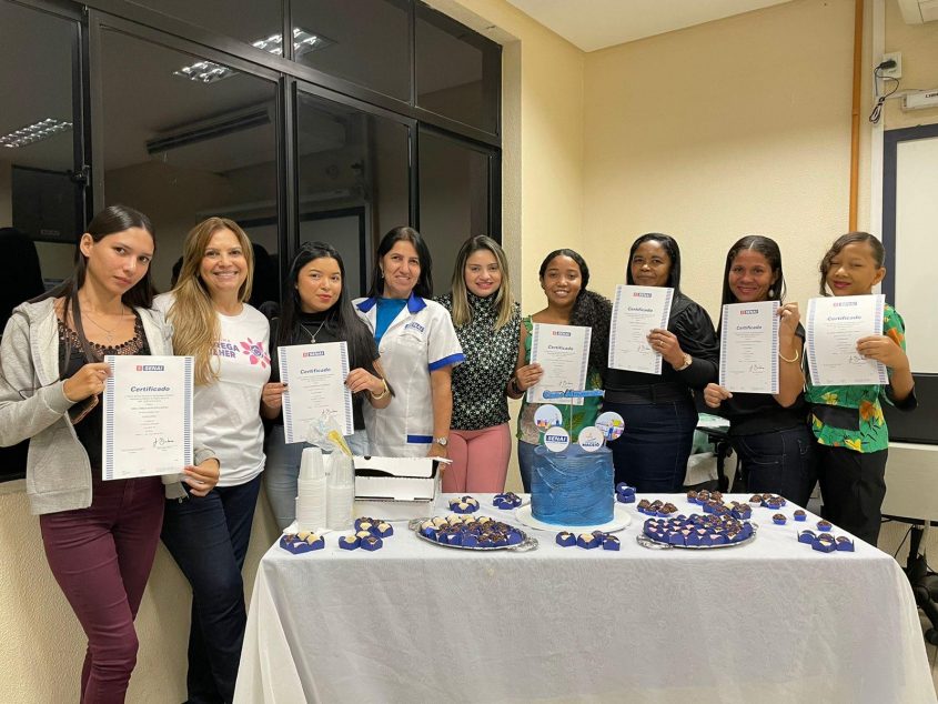 Atendidas pelo programa Emprega Mulher estão aptas para encarar o mercado de trabalho. Foto: Gabinete da Mulher