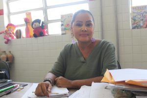 Gilda Verbêndia é diretora da Escola Municipal Nosso Lar I. Foto: Lílian Santos (estagiária)/Ascom Semed