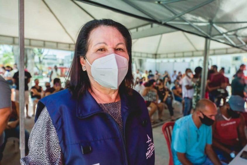 Célia Fernandes, secretária de saúde de Maceió. Foto: Gabriel Moreira - Secom Maceió