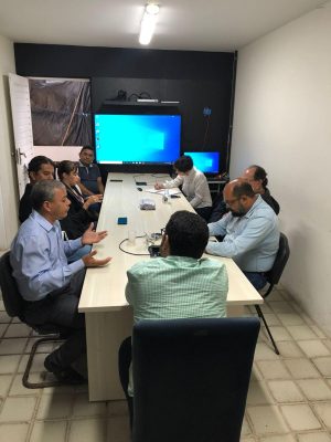 Coordenador do GGI dos Bairros recebeu lideranças dos moradores dos bairros adjacentes. Foto: Ascom GGI dos Bairros