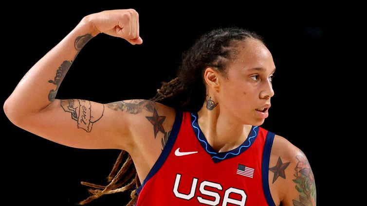 Jogadora de basquete dos EUA Brittney Griner