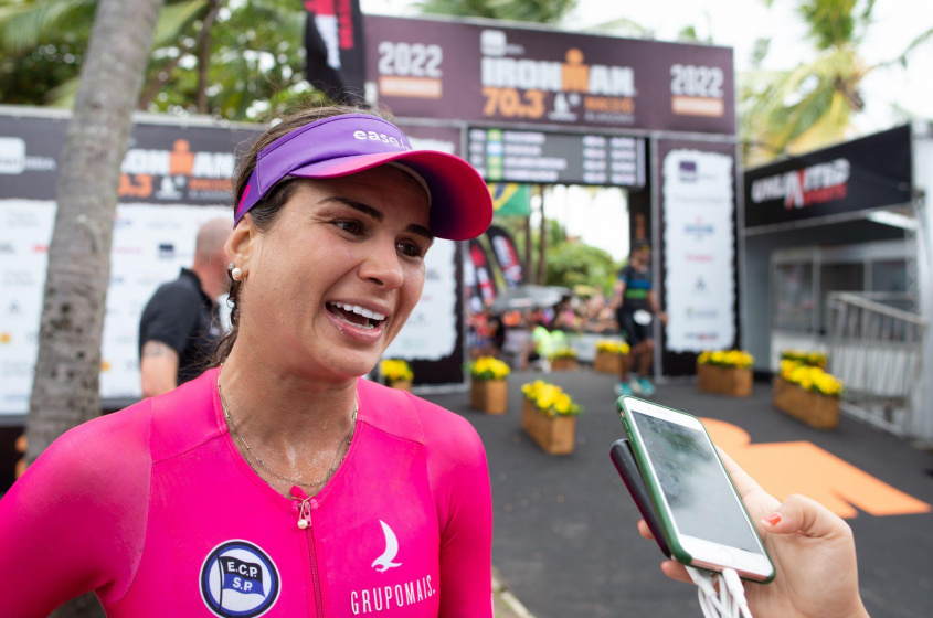 Após garantir primeiro lugar, atleta destacou a expectativa para a próxima edição da prova em Maceió. Foto: Juliete Santos / Secom Maceió