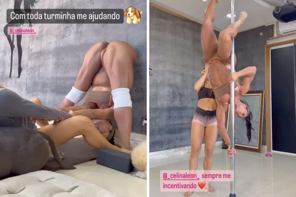 Gracyanne Barbosa mostra flexibilidade em vídeo