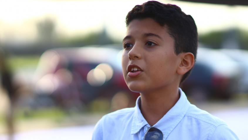 Heitor Caleb, 10 anos, quer ser astrônomo da NASA. Foto: Daniel Marinho/Ascom Semed