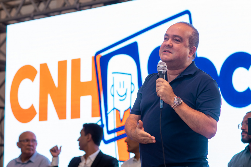 Claydson Moura, titular da Semas, ressaltou que o CNH Social já é um programa que deu certo. Foto: Itawi Albuquerque / Secom Maceió