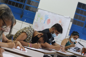 Alunos EJAI. Foto: Ascom Semed