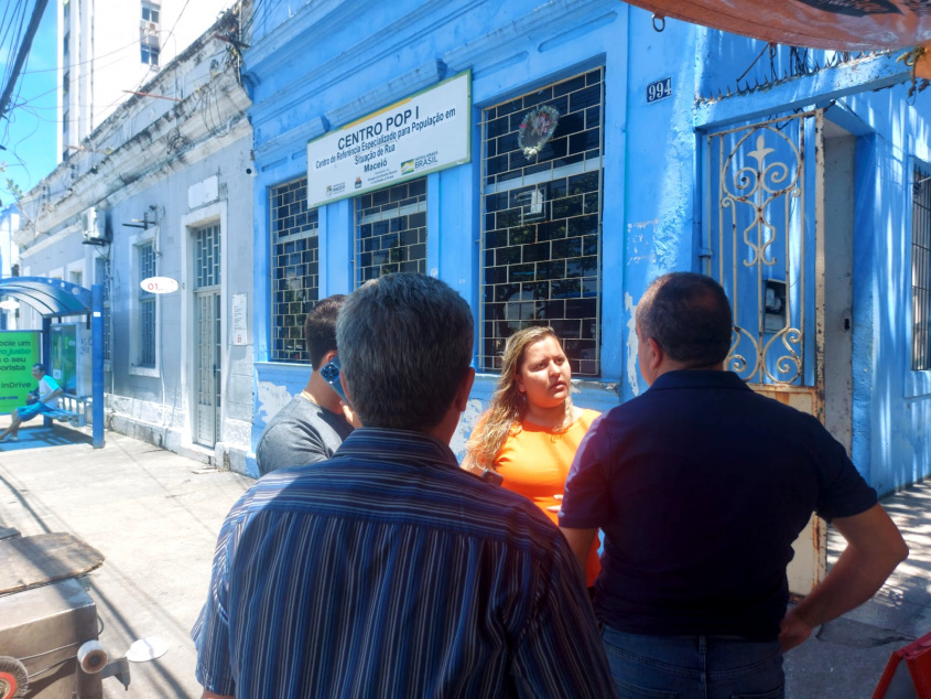 Centro Pop I, localizado no bairro Jaraguá, é um dos equipamentos da Semas que passará por uma reforma completa. Foto: Luiz Felipe Pimentel (estagiário)/Ascom Semas