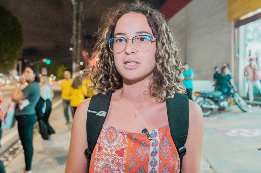 Juliana de Almeida, estudante. Foto: Joyce Juliana (Ascom SMTT).