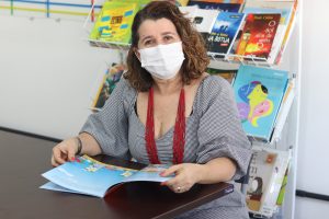 Coordenadora do Centro de Formação da Semed, Regina Buarque. Foto: Pâmela de Oliveira (estagiária)/Ascom Semed