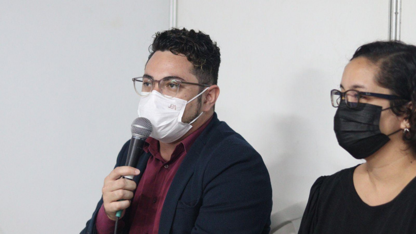 Professor Dr. Daniel de Oliveira foi um dos palestrantes do simpósio. Foto: Ascom Semed