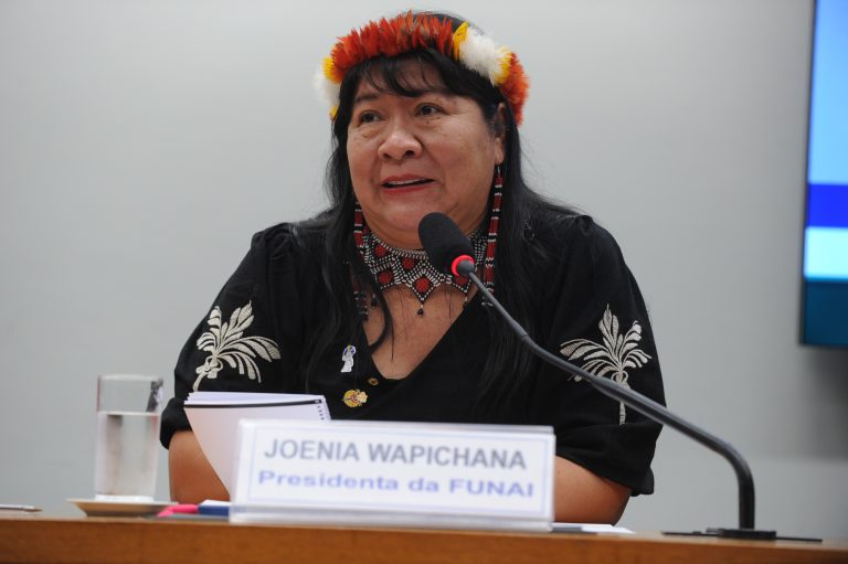 Audiência Pública sobre a Justiça de Transição: Violação contra os povos indígenas durante a ditadura militar. Presidenta da FUNAI, Joenia Wapichana