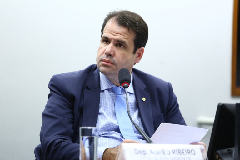 Deputado Aureo Ribeiro (Solidariedade-RJ) na comissão
