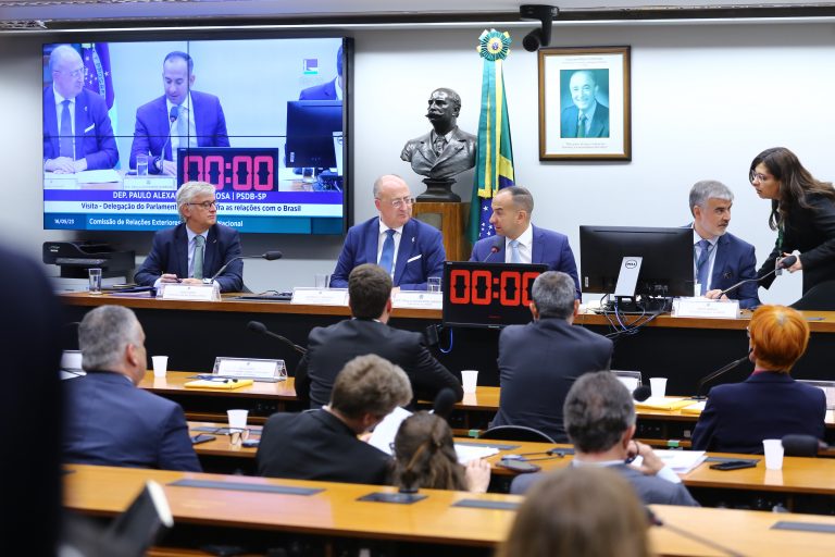 Visita de delegação do Parlamento Europeu para as relações com o Brasil.