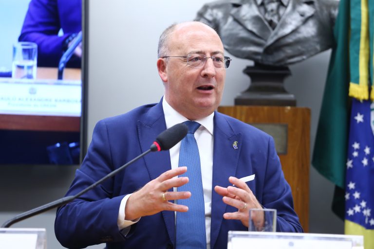 Visita de delegação do Parlamento Europeu para as relações com o Brasil. Deputado do Parlamento Europeu - Parlamento Europeu, José Manuel Fernandes.