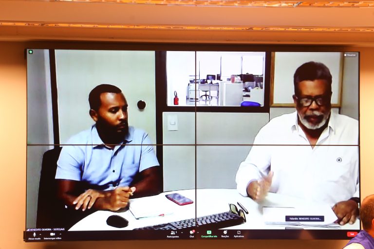 Audiência Pública - Debater o Projeto de Lei nº 1126 de 2021, que trata do piso salarial dos Agentes de Vigilância Sanitária. Coordenador-Geral - Ministério da Saúde, Benedito Augusto de Oliveira.