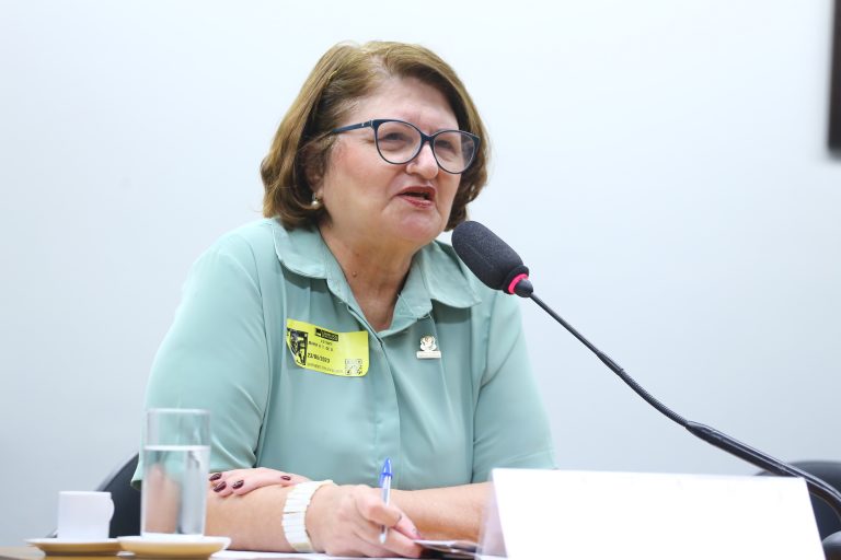 Audiência Pública - Criação do Fundo Nacional de Apoio às Associações de Pais Amigos dos Excepcionais. Presidente - Conselho de Educação de Itaperuna-RJ, Maria Helena Tinoco.