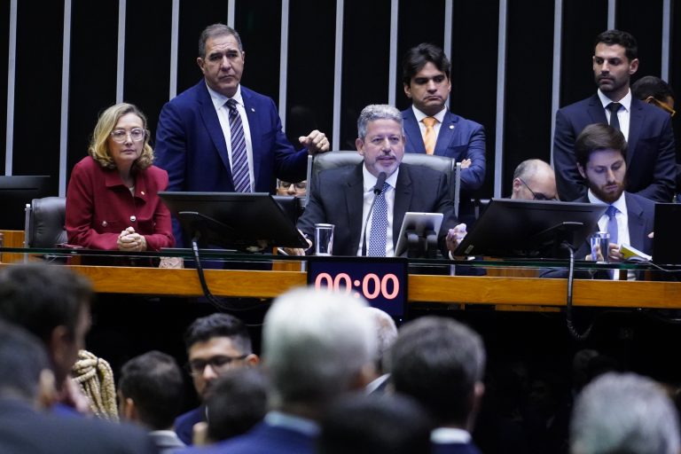 Sessão para a votação de propostas legislativas. Presidente da Câmara dos Deputados, Arthur Lira.